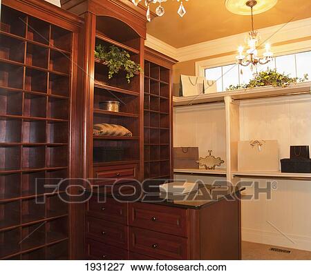 luxurious estate home walk-in closet; st. albert, alberta, canada View Large Photo Image Stock Photo - luxurious estate home walk-in closet; st. albert, alberta, canada. Fotosearch