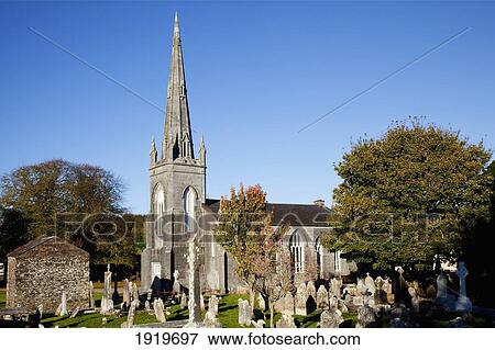 Old Church And Cemetery; Carrigaline, County Cork, Ireland View Large Photo Image Stock Photo - Old Church And Cemetery; Carrigaline, County Cork, Ireland. Fotosearch