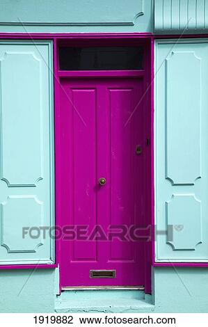 Pink Door; Dingle, County Kerry, Ireland View Large Photo Image Stock Image - Pink Door; Dingle, County Kerry, Ireland. Fotosearch