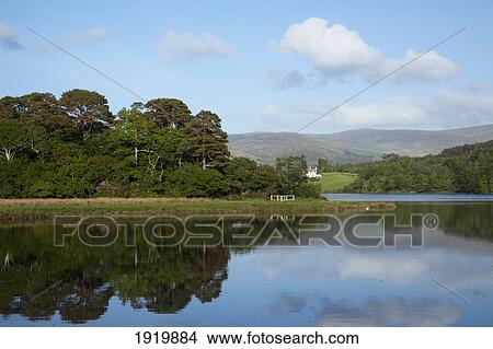 Reflection In Bay; Kenmare, County Kerry, Ireland View Large Photo Image Picture - Reflection In Bay; Kenmare, County Kerry, Ireland. Fotosearch