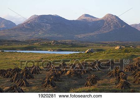 Roundstone Bog With Twelve Bens Mountain Range; Roundstone, County Galway, Ireland View Large Photo Image Stock Image - Roundstone Bog With Twelve Bens Mountain Range; Roundstone, County Galway, Ireland. Fotosearch