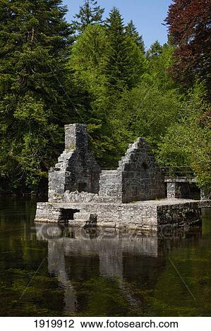 Ruins Of Monk'S Fishing House; Cong, County Mayo, Ireland View Large Photo Image Stock Image - Ruins Of Monk'S Fishing House; Cong, County Mayo, Ireland. Fotosearch