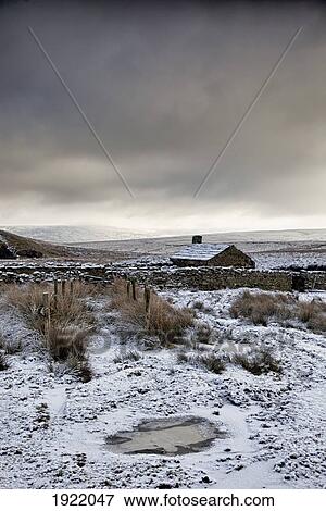 snowy field; yorkshire dales, england View Large Photo Image Stock Photo - snowy field; yorkshire dales, england. Fotosearch