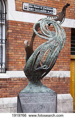Statue In Tribute To Musician Rory Gallagher; Cork City, County Cork, Ireland View Large Photo Image Stock Photograph - Statue In Tribute To Musician Rory Gallagher; Cork City, County Cork, Ireland. Fotosearch