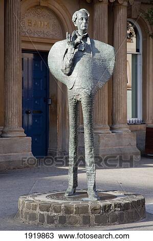 Statue Of Irish Poet W. B. Yeats; Sligo Town, County Sligo, Ireland View Large Photo Image Stock Image - Statue Of Irish Poet W. B. Yeats; Sligo Town, County Sligo, Ireland. Fotosearch