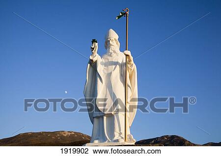Statue Of St. Patrick; Croagh Patrick, County Mayo, Ireland View Large Photo Image Stock Image - Statue Of St. Patrick; Croagh Patrick, County Mayo, Ireland. Fotosearch