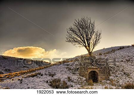 stone structure in snowy landscape; yorkshire dales, england View Large Photo Image Stock Image - stone structure in snowy landscape; yorkshire dales, england. Fotosearch