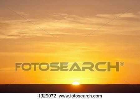 sunrise over level horizon; florida, usa View Large Photo Image Stock Image - sunrise over level horizon; florida, usa. Fotosearch