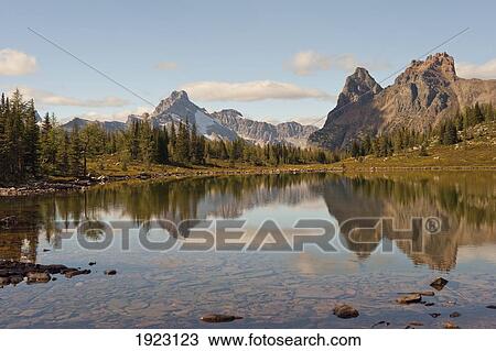 view of lake on opabin plateau near lake o'hara in yoho national park; field, british columbia, canada View Large Photo Image Stock Image - view of lake on opabin plateau near lake o'hara in yoho national park; field, british columbia, canada. Fotosearch