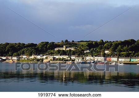 Village Waterfront Buildings; Courtmacsherry, County Cork, Ireland View Large Photo Image Picture - Village Waterfront Buildings; Courtmacsherry, County Cork, Ireland. Fotosearch
