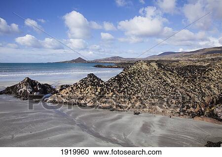 Whitestrand Beach Near Castlecove; County Kerry, Ireland View Large Photo Image Stock Image - Whitestrand Beach Near Castlecove; County Kerry, Ireland. Fotosearch