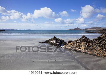 Stock Image - Whitestrand Beach Near Castlecove; County Kerry, Ireland. Fotosearch