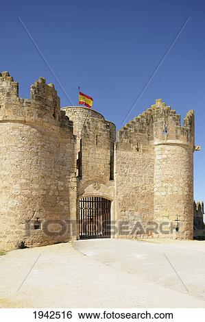 Stock Photograph - 15th century castle; belmonte spain. Fotosearch