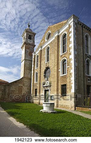 A Church Building; Murano Italy View Large Photo Image Stock Image - A Church Building; Murano Italy. Fotosearch