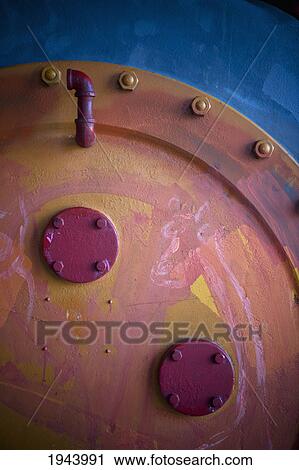 A Old Piece Of Metal Machinery At Gas Works Park; Seattle Washington United States Of America View Large Photo Image Stock Image - A Old Piece Of Metal Machinery At Gas Works Park; Seattle Washington United States Of America. Fotosearch