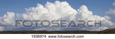 A Panoramic Landscape With Clouds In The Sky; Washington United States Of America View Large Photo Image Picture - A Panoramic Landscape With Clouds In The Sky; Washington United States Of America. Fotosearch