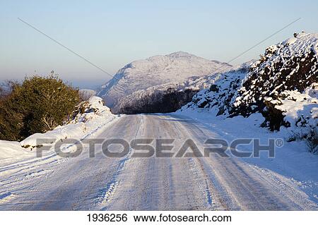 A Road Near Killarney In Winter; County Kerry Ireland View Large Photo Image Stock Photograph - A Road Near Killarney In Winter; County Kerry Ireland. Fotosearch