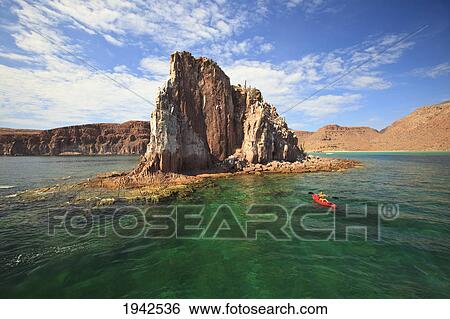 A Tourist In A Boat Off The Coast Of Espiritu Santo Island; La Paz Baja California Mexico View Large Photo Image Stock Photograph - A Tourist In A Boat Off The Coast Of Espiritu Santo Island; La Paz Baja California Mexico. Fotosearch