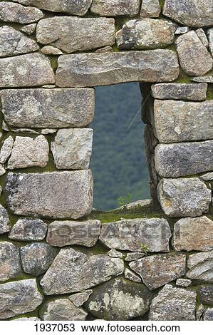 A Window In A Stone Wall In Machu Picchu; Peru View Large Photo Image Stock Image - A Window In A Stone Wall In Machu Picchu; Peru. Fotosearch