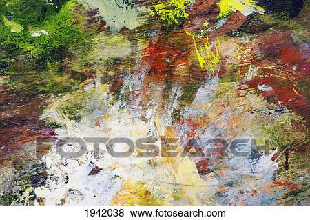 Stock Photo - Abstract Oil Painting On Canvas. Fotosearch