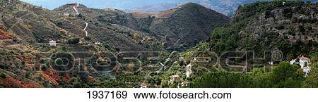 Aerial View Of Sierra De Las Nieves Park; Spain View Large Photo Image Stock Photo - Aerial View Of Sierra De Las Nieves Park; Spain. Fotosearch