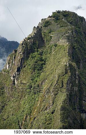Stock Photo - Andes Mountains At Machu Picchu; Peru. Fotosearch