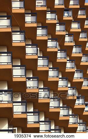 Apartment Balconies Overlooking Playamar Beach; Torremolinos, Malaga, Andalusia, Spain View Large Photo Image Picture - Apartment Balconies Overlooking Playamar Beach; Torremolinos, Malaga, Andalusia, Spain. Fotosearch