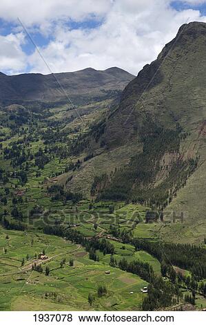 Archaeological Park Of Pisac; Pisac Peru View Large Photo Image Stock Photo - Archaeological Park Of Pisac; Pisac Peru. Fotosearch