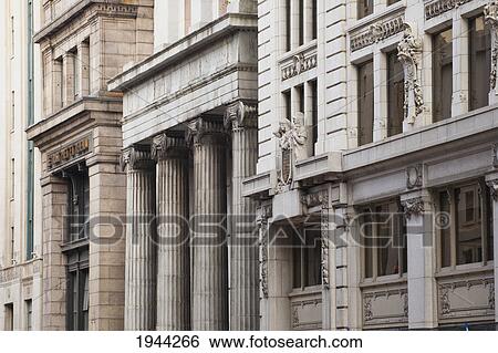 Stock Photograph - architecture in old montreal; montreal quebec canada. Fotosearch