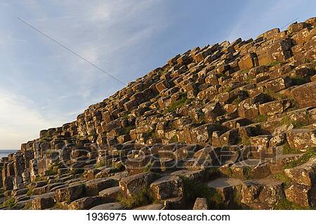 Stock Photography - Basalt Columns In Giant's Causeway; County Antrim Ireland. Fotosearch