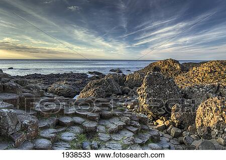Basalt Columns Of The Giant's Causeway; County Antrim Northern Ireland View Large Photo Image Stock Image - Basalt Columns Of The Giant's Causeway; County Antrim Northern Ireland. Fotosearch