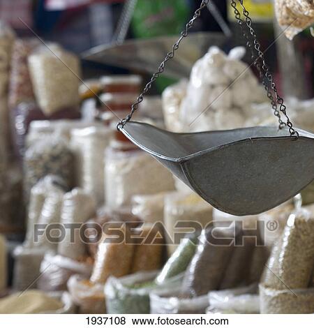 Basket Of A Weigh Scale Hanging In The Market; Cusco Peru View Large Photo Image Stock Photo - Basket Of A Weigh Scale Hanging In The Market; Cusco Peru. Fotosearch