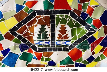 Bench Tiles At Alicante Park; Alicante Spain View Large Photo Image Stock Photo - Bench Tiles At Alicante Park; Alicante Spain. Fotosearch