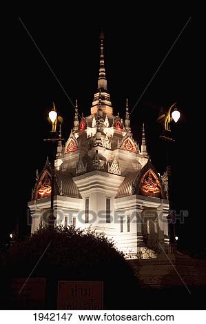 Buddhist Temple (Wat); Surat Thani Thailand View Large Photo Image Stock Photo - Buddhist Temple (Wat); Surat Thani Thailand. Fotosearch