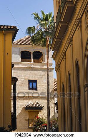 Picture - Buenavista Palace Which Houses The Picasso Museum; Malaga Spain. Fotosearch