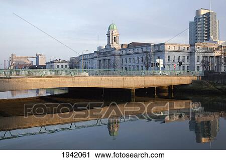 Buildings Along The River Lee; Cork City County Cork Ireland View Large Photo Image Stock Image - Buildings Along The River Lee; Cork City County Cork Ireland. Fotosearch
