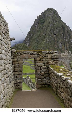 Buildings In The Historic Inca Site Machu Picchu; Peru View Large Photo Image Stock Photograph - Buildings In The Historic Inca Site Machu Picchu; Peru. Fotosearch