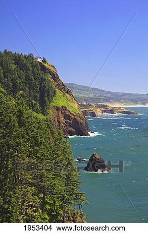 cape foulweather and cape lookout; oregon united states of america View Large Photo Image Picture - cape foulweather and cape lookout; oregon united states of america. Fotosearch
