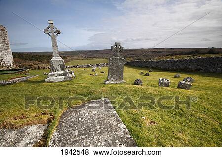 Carran Church Cemetery In The Burren Region; Carran County Clare Ireland View Large Photo Image Stock Photo - Carran Church Cemetery In The Burren Region; Carran County Clare Ireland. Fotosearch