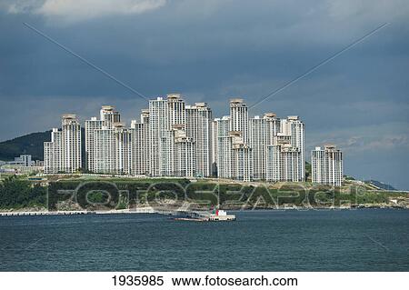 City Harbor And Skyline; Busan Korea View Large Photo Image Stock Photography - City Harbor And Skyline; Busan Korea. Fotosearch