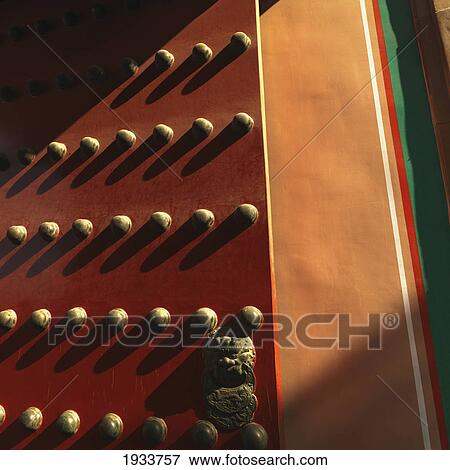 Stock Photo - Close-Up Architectural Detail Of The Forbidden City; Beijing, China. Fotosearch
