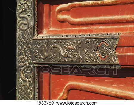 Stock Photo - Close-Up Architectural Detail Of The Forbidden City; Beijing, China. Fotosearch