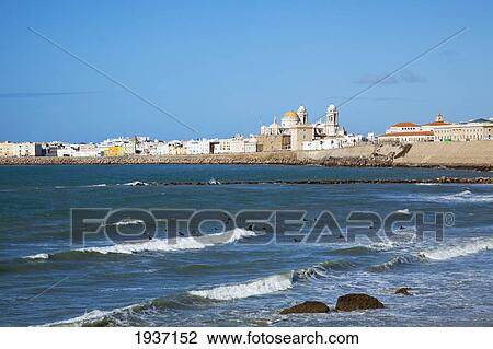 Coastal Town; Cadiz Spain View Large Photo Image Stock Image - Coastal Town; Cadiz Spain. Fotosearch