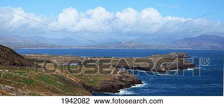 Stock Image - Coastline Near Ballinskelligs; County Kerry Ireland. Fotosearch