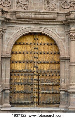 Double Doors To An Ornate Building; Cusco Peru View Large Photo Image Stock Image - Double Doors To An Ornate Building; Cusco Peru. Fotosearch