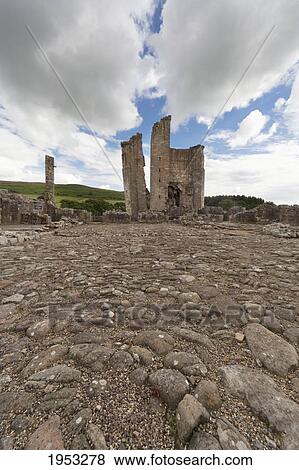 Stock Photo - edlingham castle; northumberland england. Fotosearch