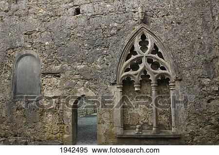 Stock Photography - Exterior Of 12Th Century Kilfenora Cathedral; Kilfenora County Clare Ireland. Fotosearch