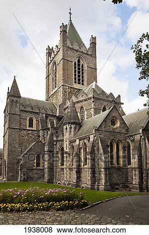 Exterior Of Christ Church Cathedral; Dublin County Dublin Ireland View Large Photo Image Stock Photo - Exterior Of Christ Church Cathedral; Dublin County Dublin Ireland. Fotosearch
