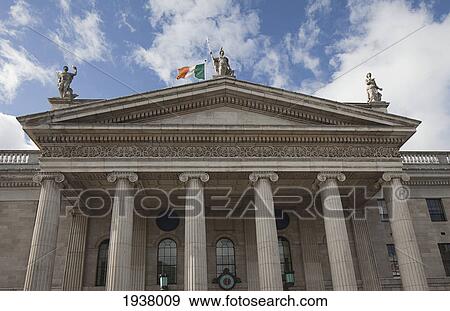 Exterior Of General Post Office; Dublin County Dublin Ireland View Large Photo Image Stock Photo - Exterior Of General Post Office; Dublin County Dublin Ireland. Fotosearch