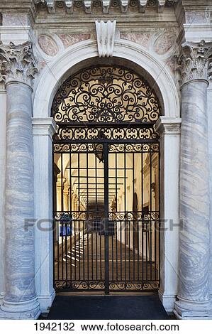 Stock Image - Gateway; San Giorgio Maggiore Venice Italy. Fotosearch